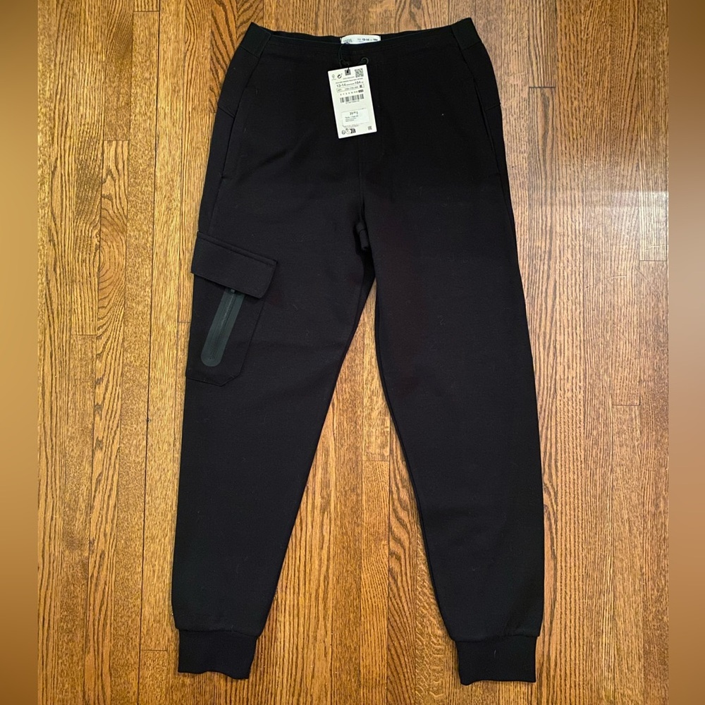 NWT Zara Boy’s Black Jogger Size: 13-14